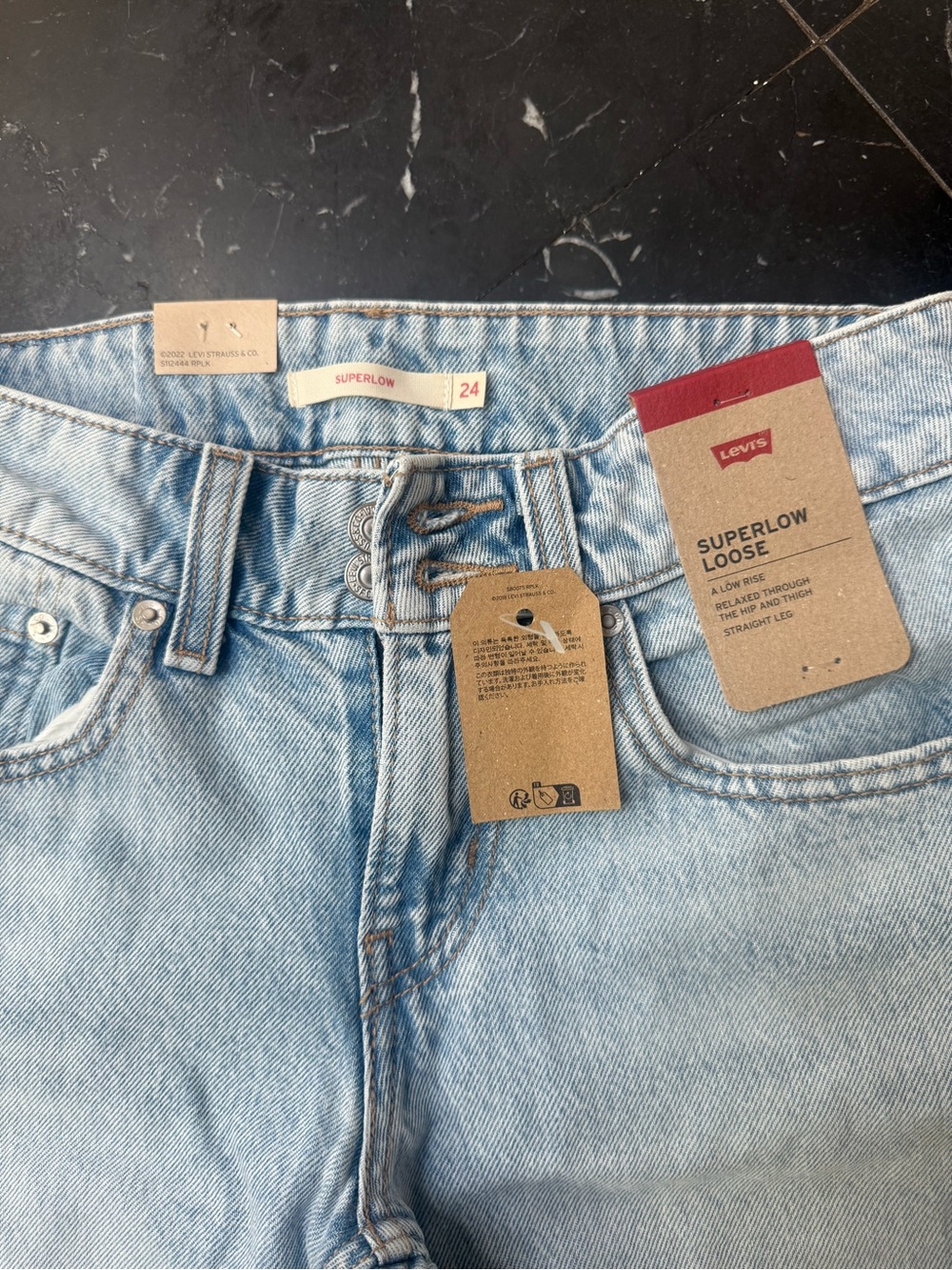 Levi's Light Blue Flare Jeans - Picture 4 of 9